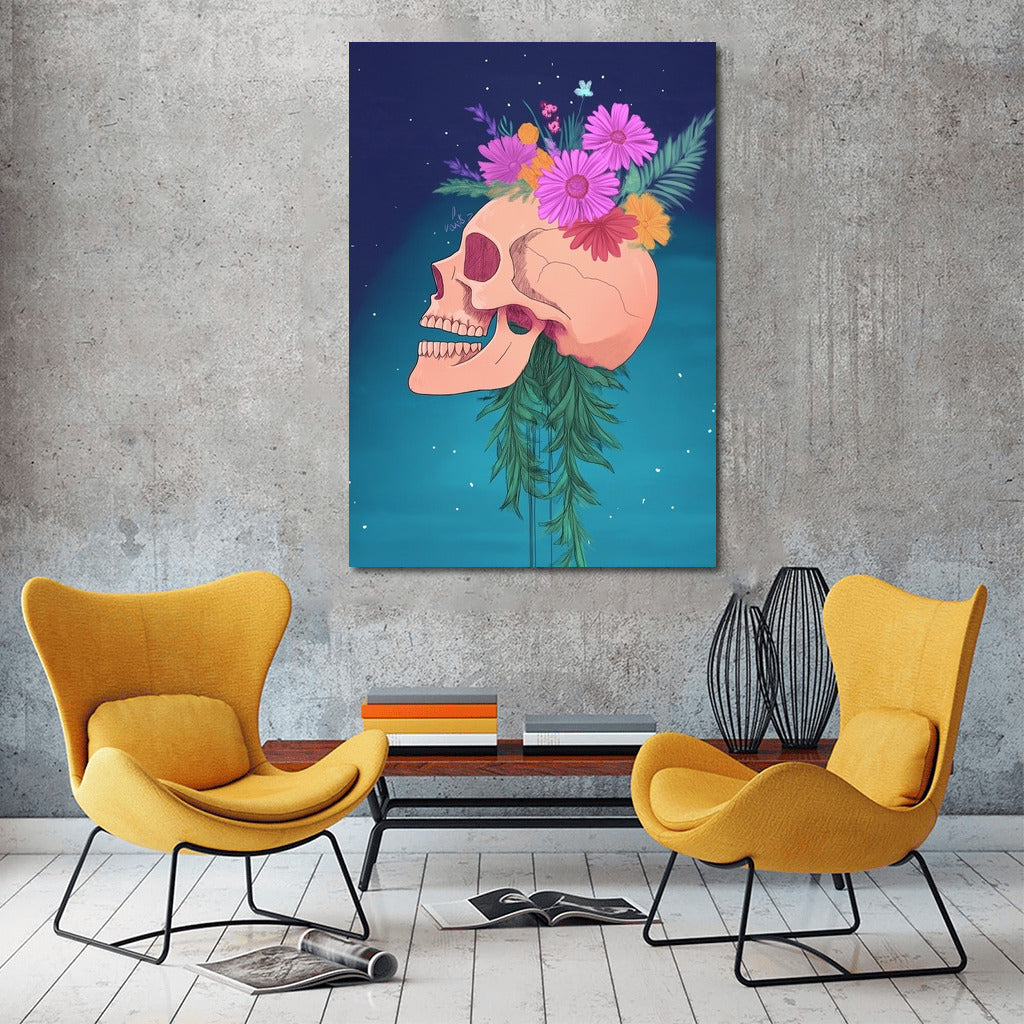 Flower Symphony of the Skull
