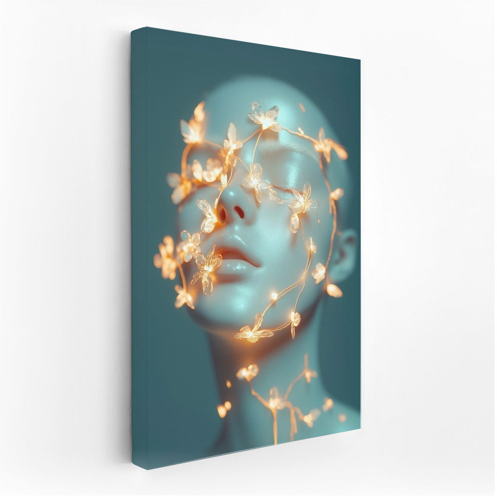 Bright dreams in a floral frame