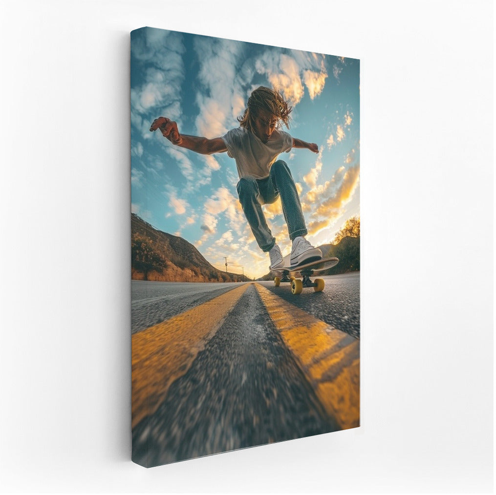 Golden Flight of the Skater Girl