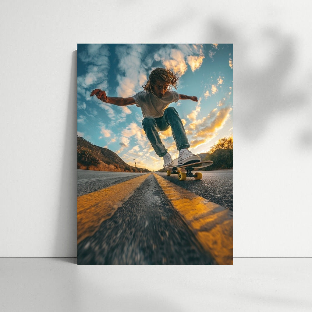 Golden Flight of the Skater Girl