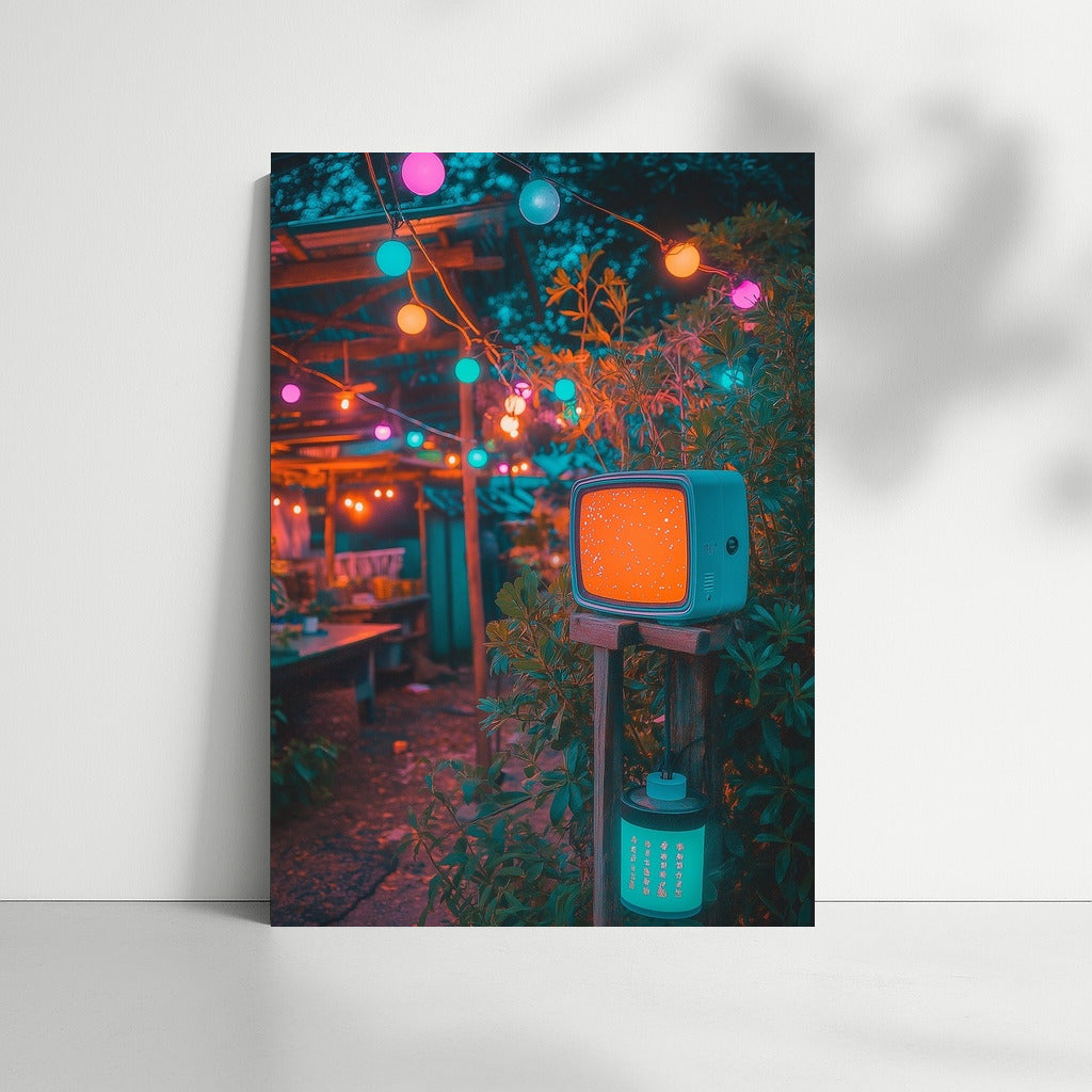 Neon Retro Mosaic