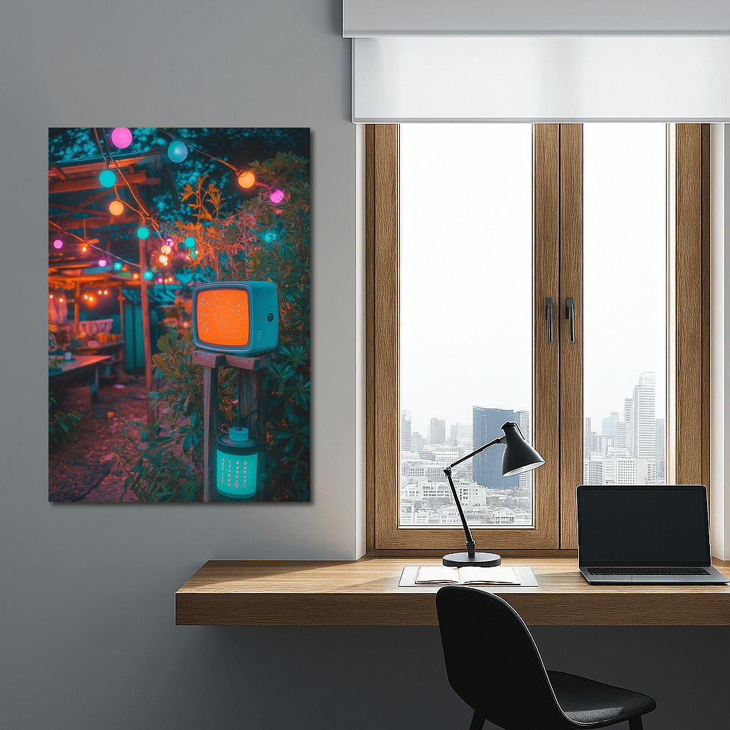 Neon Retro Mosaic