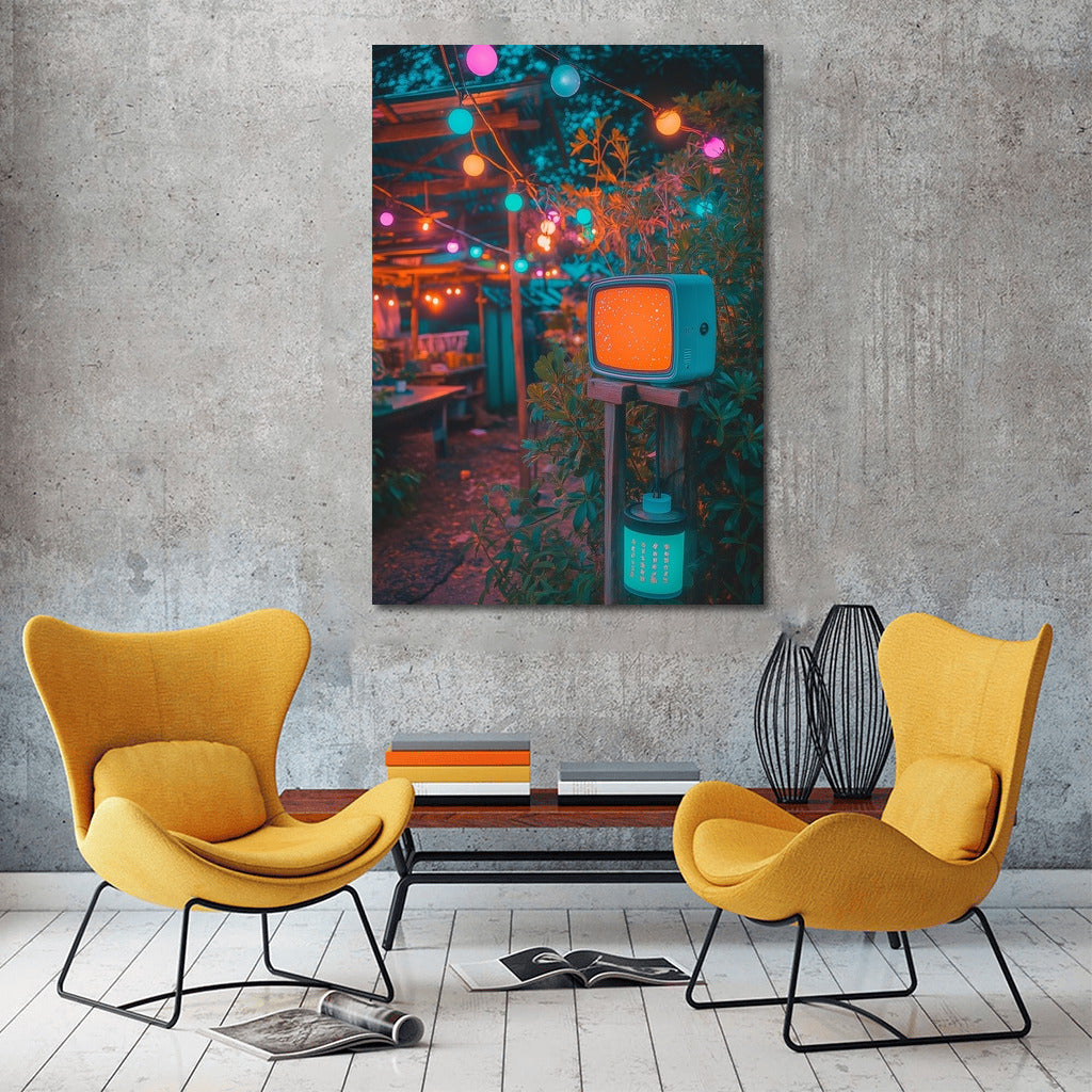 Neon Retro Mosaic