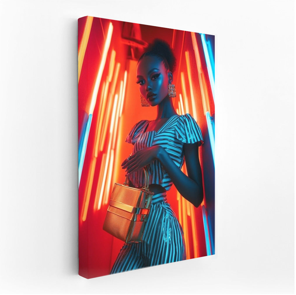 Stripes in Neon Dance