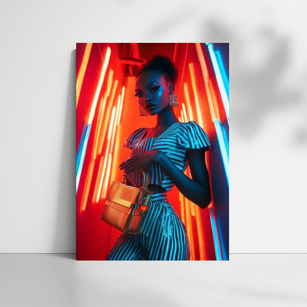 Stripes in Neon Dance