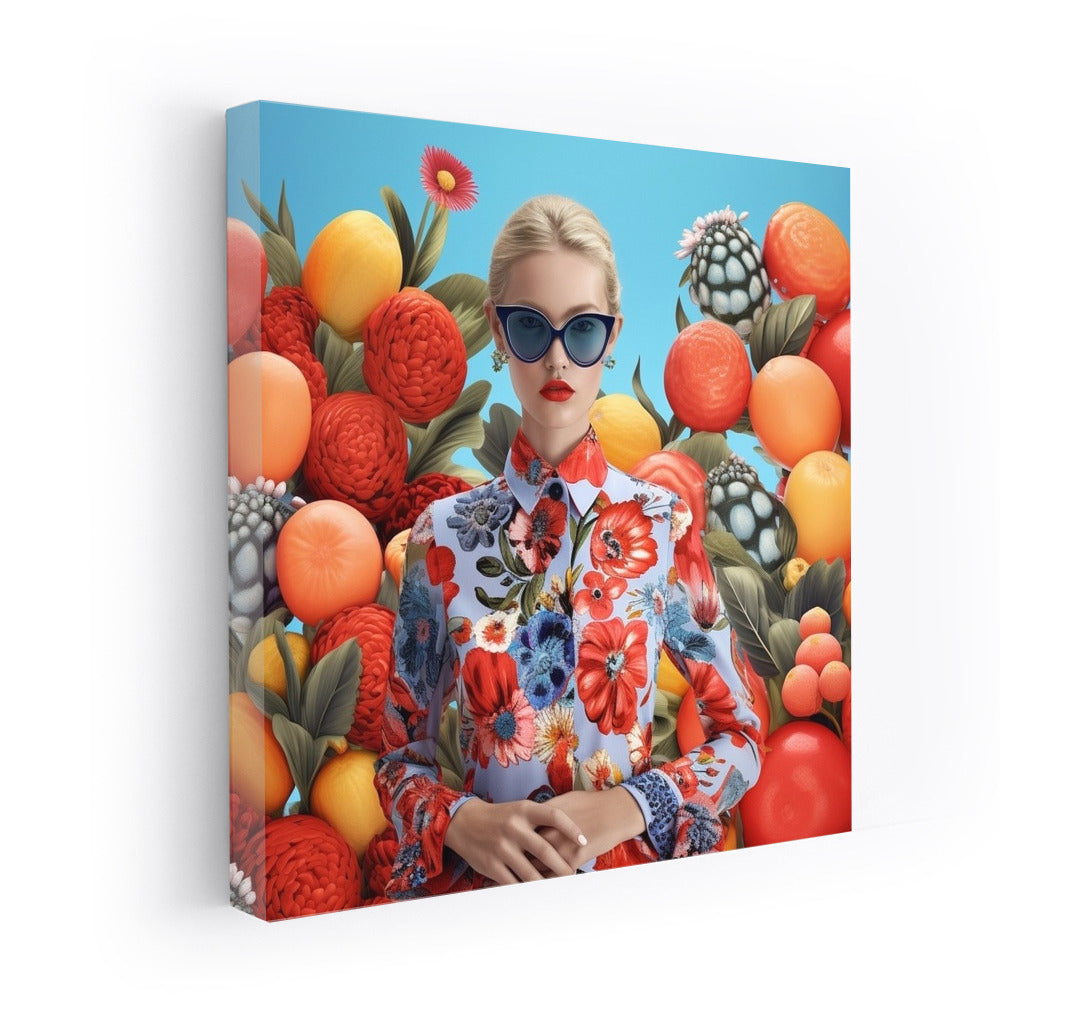 Fruit Symphony in Flowers