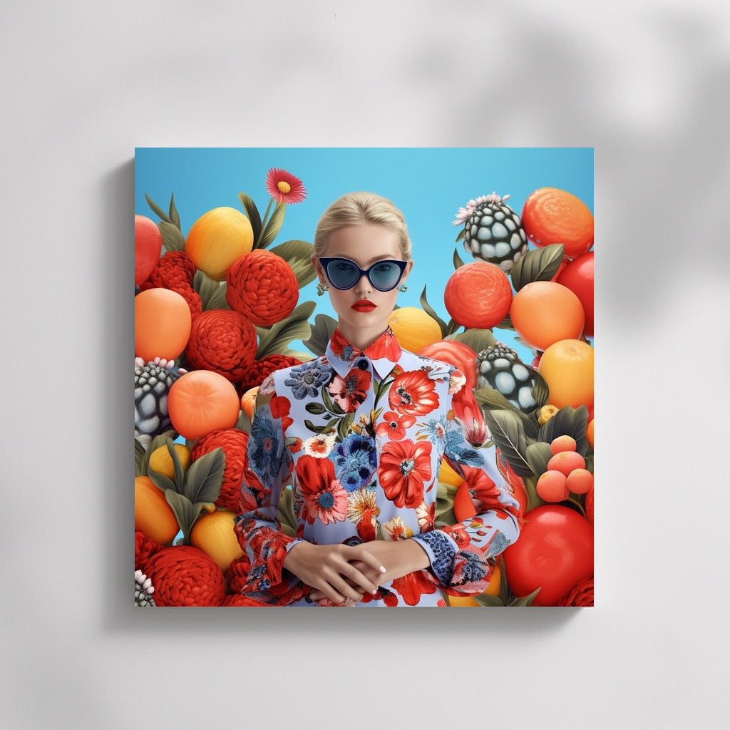 Fruit Symphony in Flowers