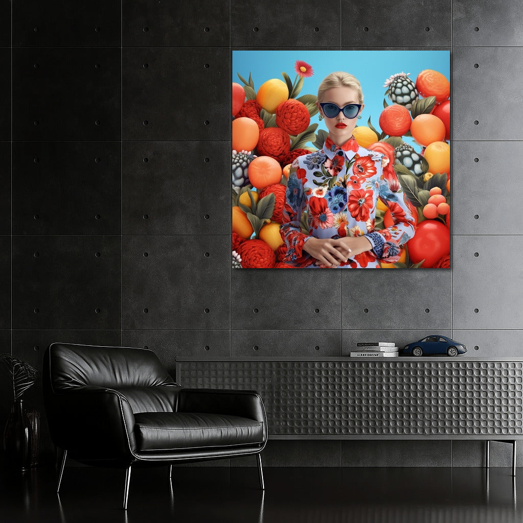 Fruit Symphony in Flowers