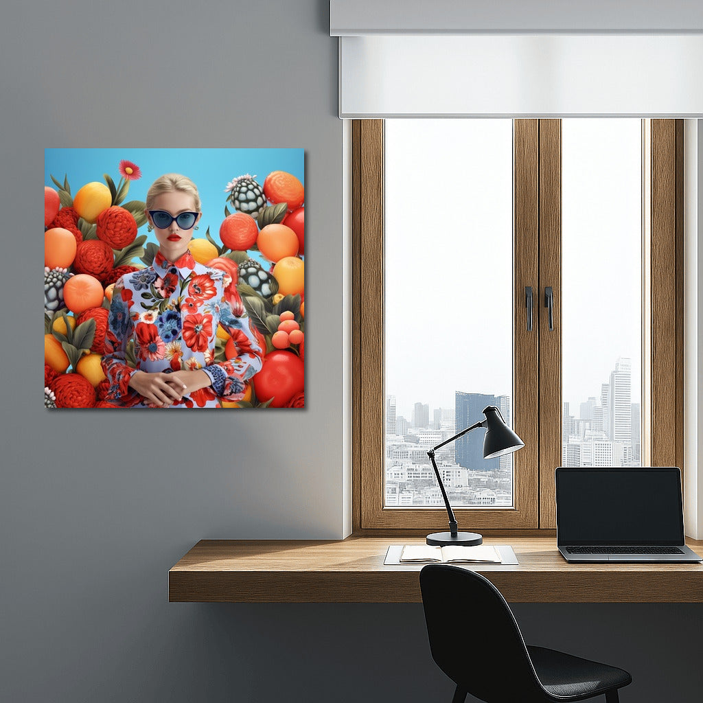 Fruit Symphony in Flowers