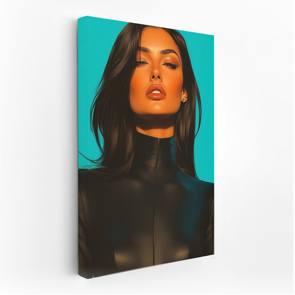 Leather Muse in Bright Lights