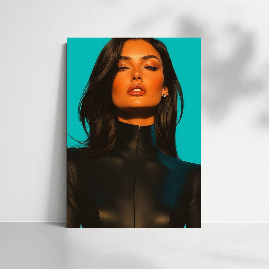 Leather Muse in Bright Lights