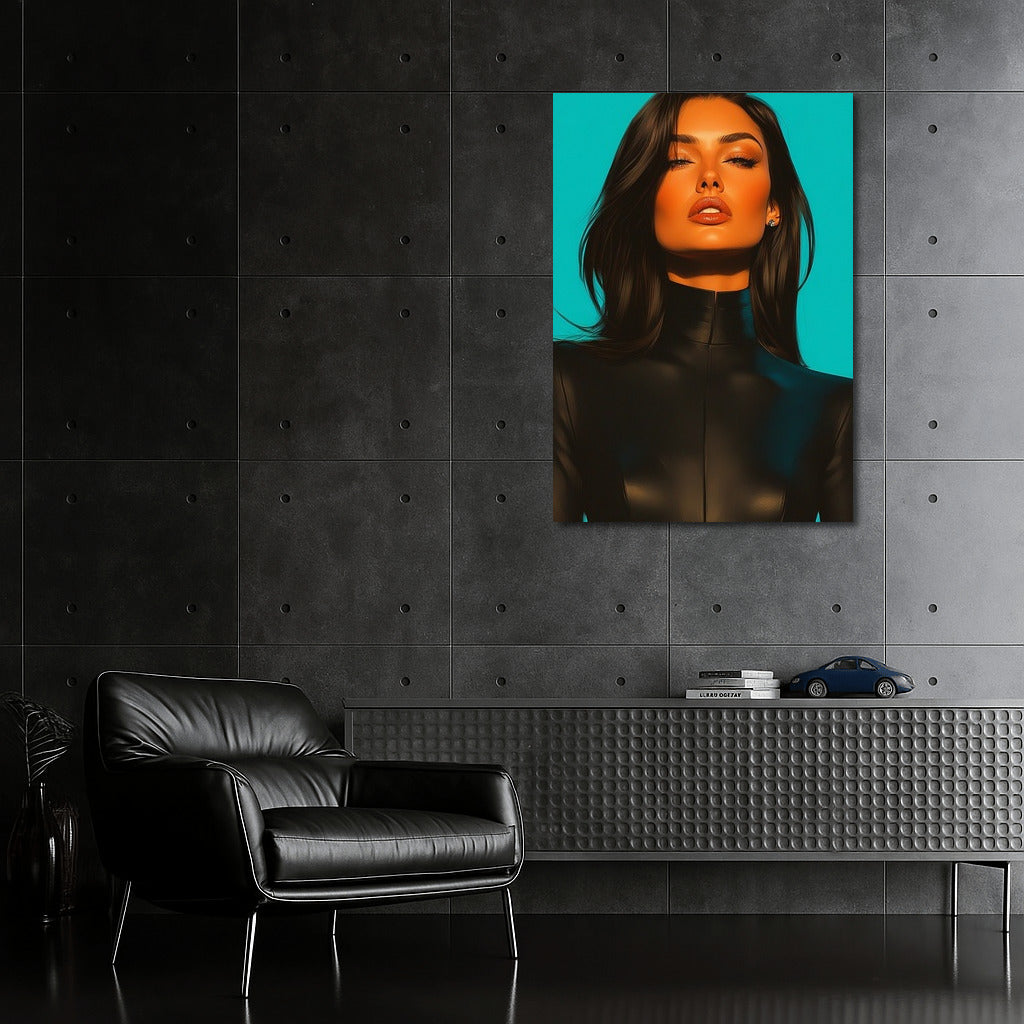 Leather Muse in Bright Lights