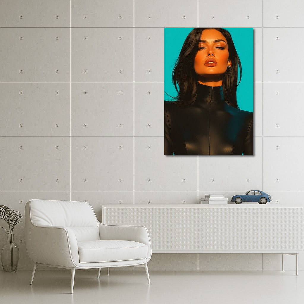 Leather Muse in Bright Lights