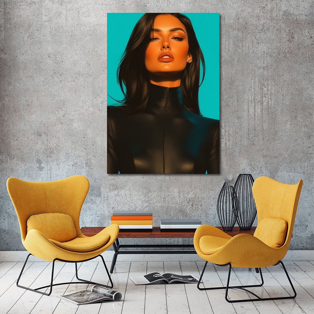 Leather Muse in Bright Lights