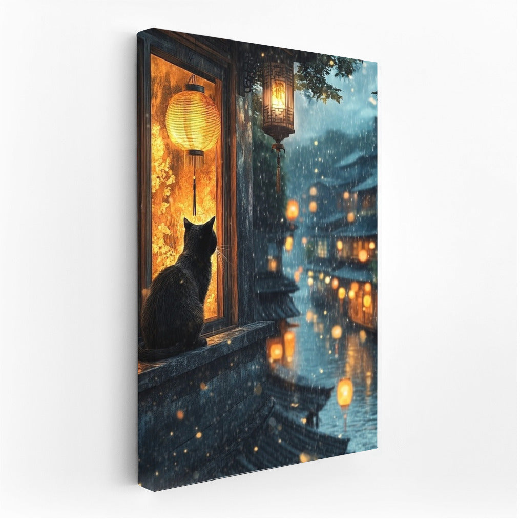 Eastern Whisper of Rain: Cat in the Dream City