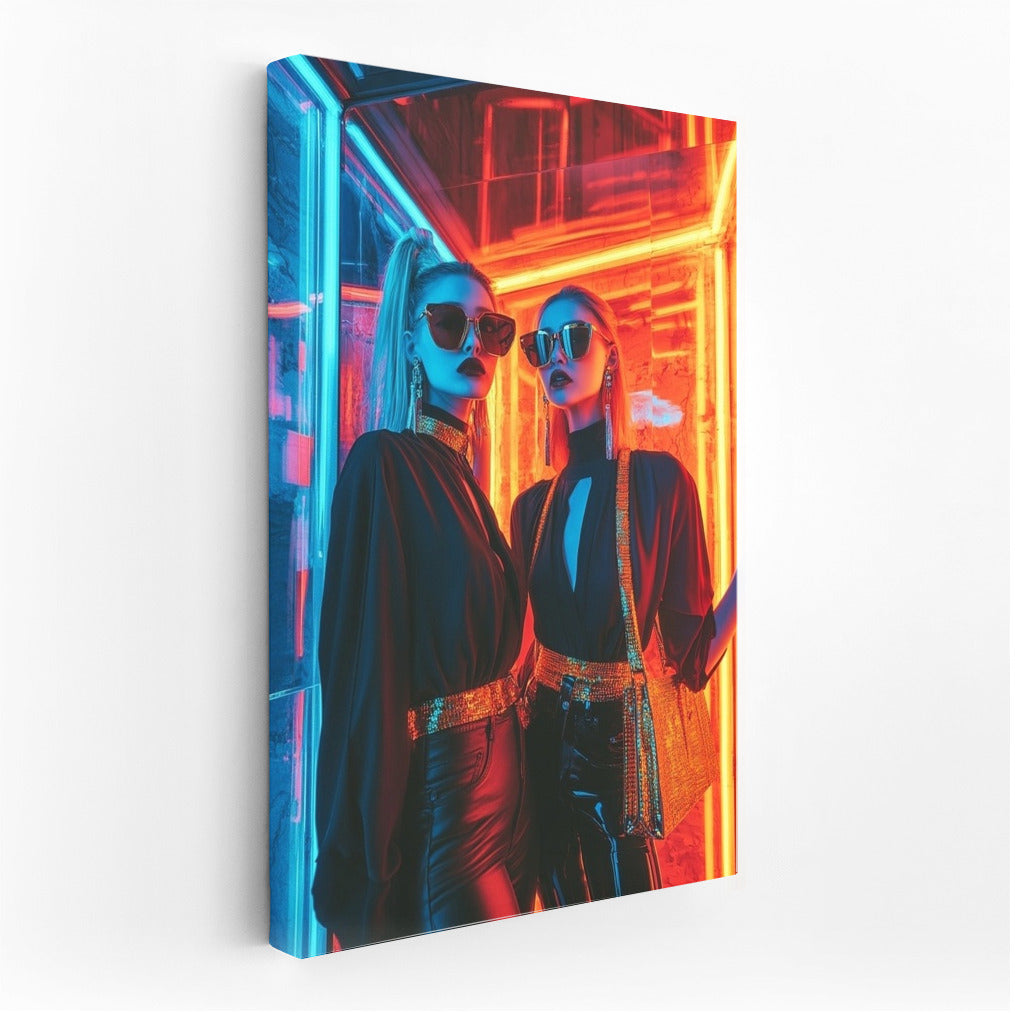 Neon Drive: Style in Glasses