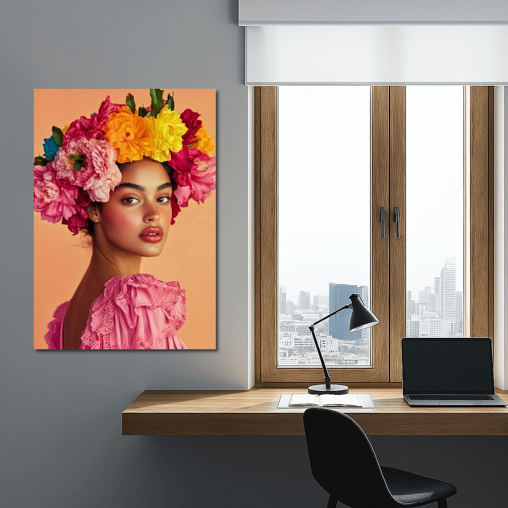 Wreath of Wonders: Flower Muse