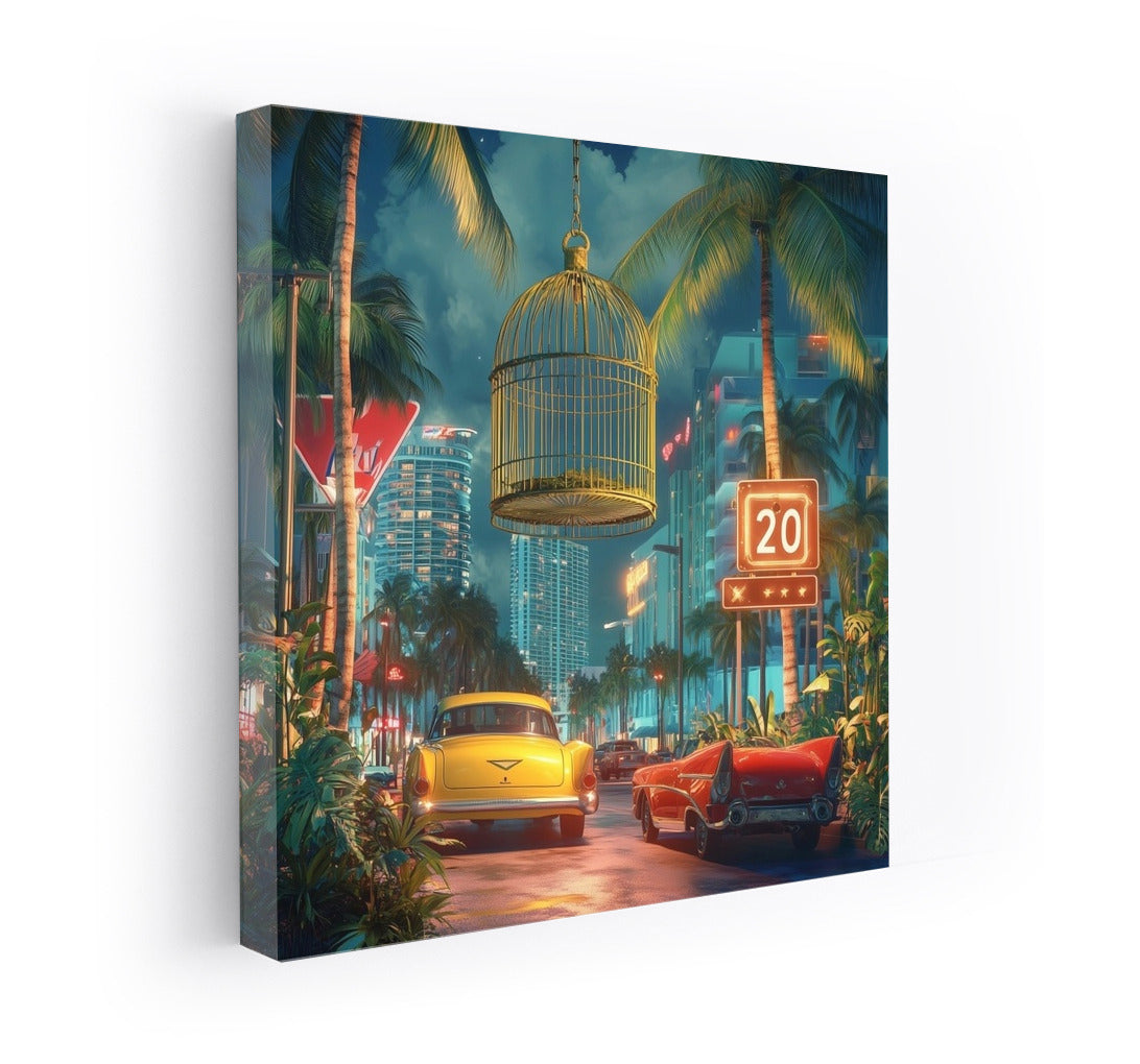 Golden Cage of Night Retro