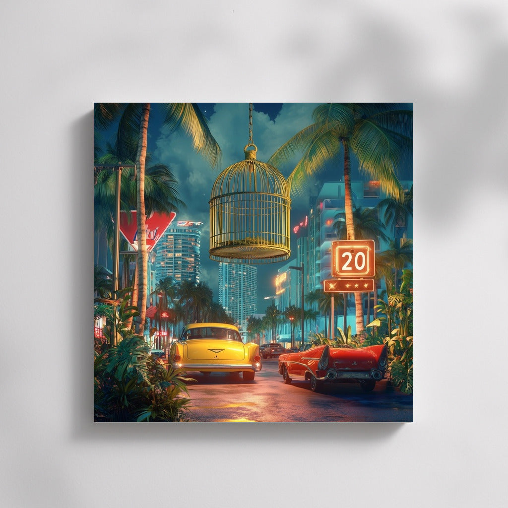 Golden Cage of Night Retro