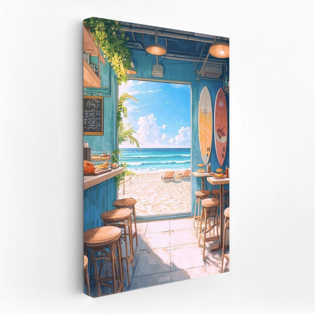 Coffee Dreams by the Seashore