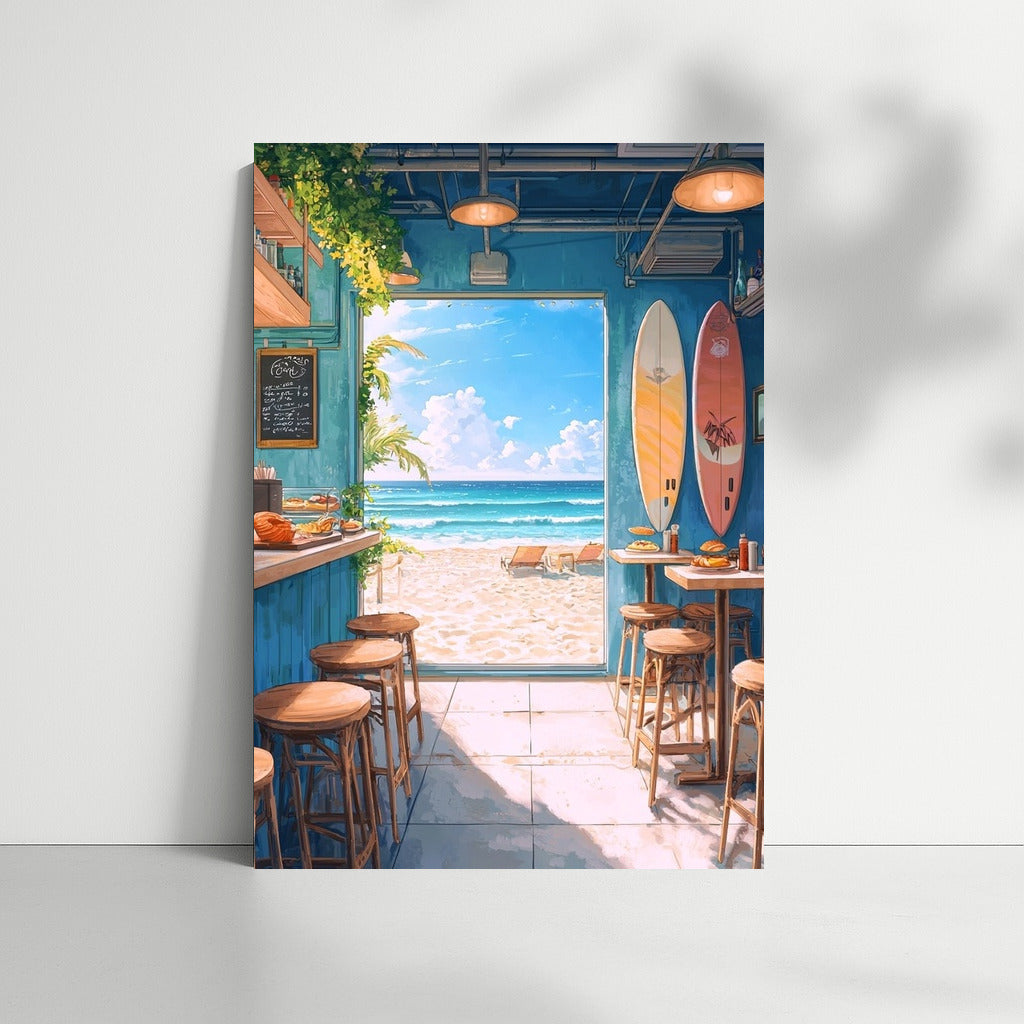 Coffee Dreams by the Seashore