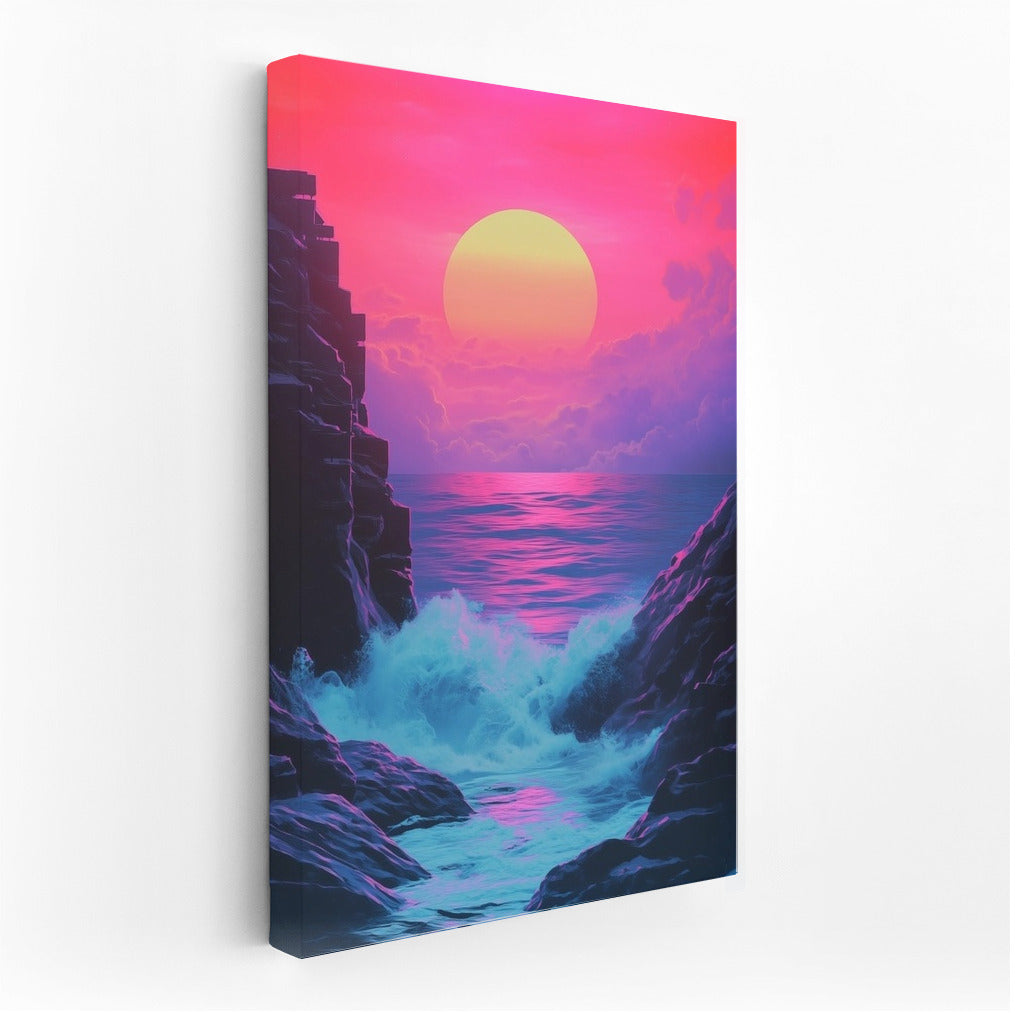 Symphony of Sunset Waves