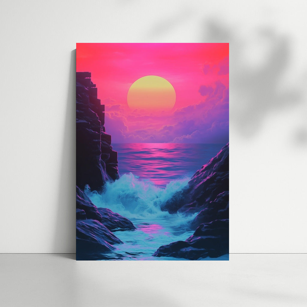 Symphony of Sunset Waves
