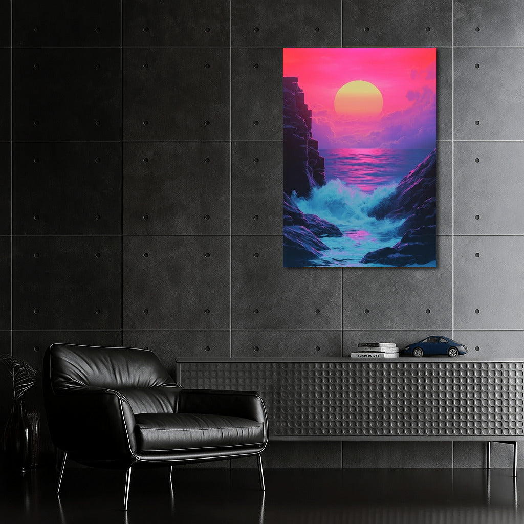 Symphony of Sunset Waves