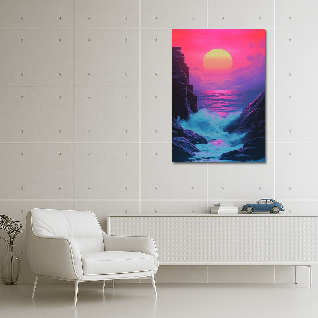 Symphony of Sunset Waves