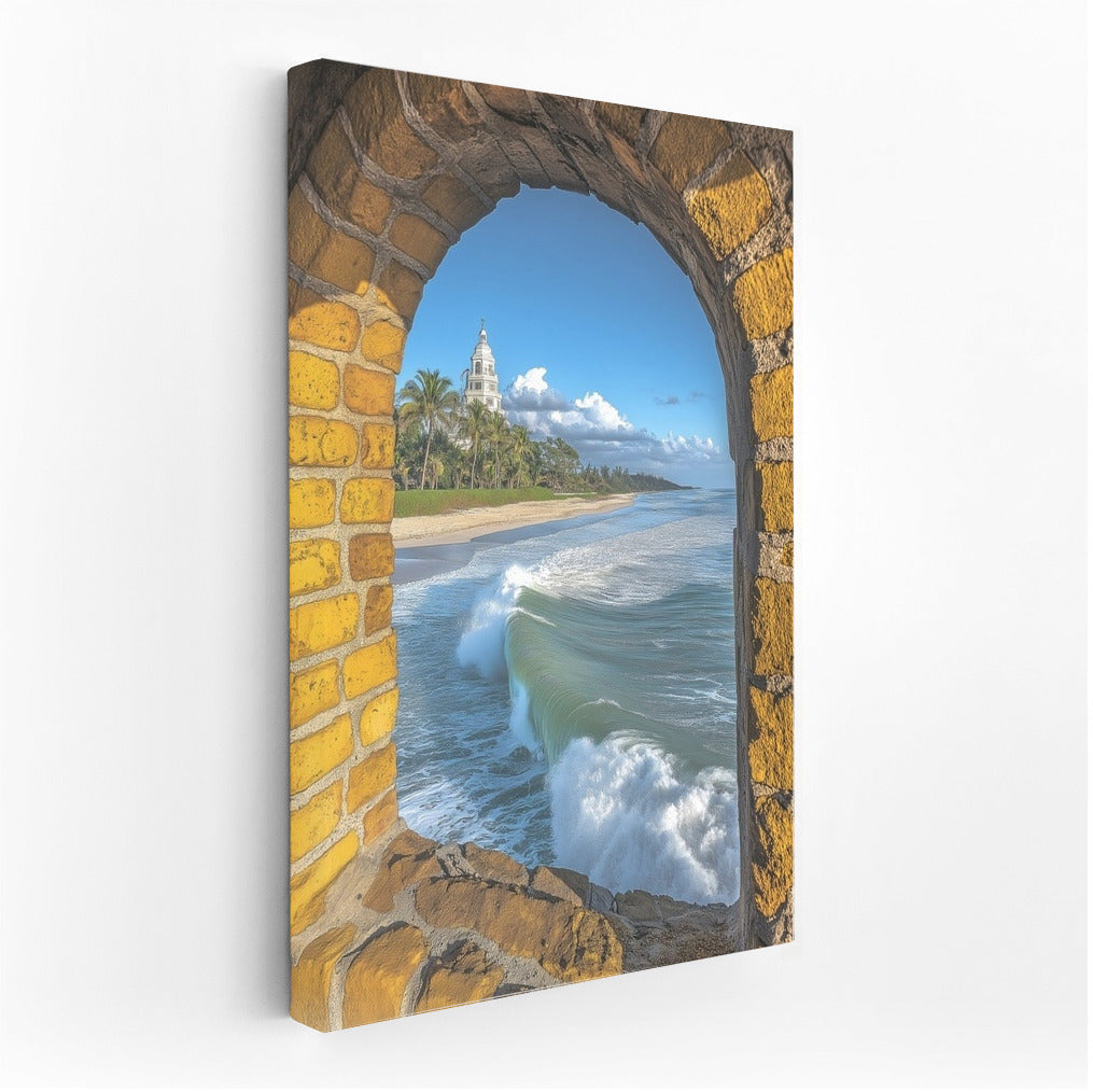 Ocean Symphony Behind the Arch