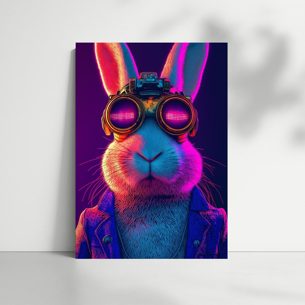 Cyber-hare in time glasses