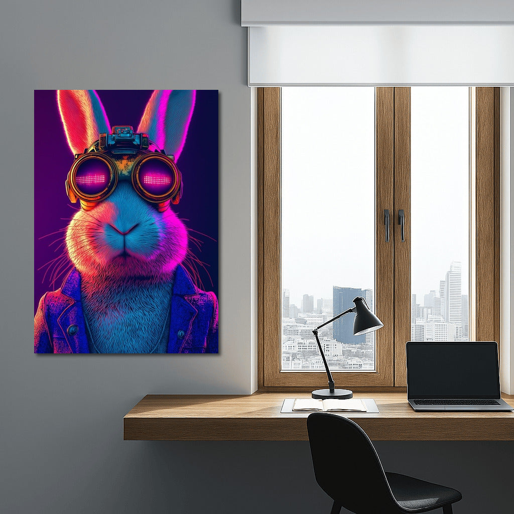 Cyber-hare in time glasses