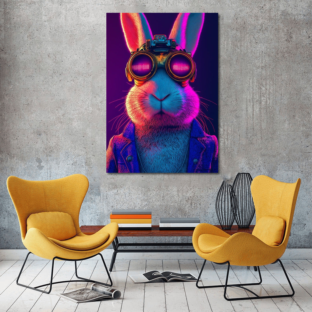 Cyber-hare in time glasses
