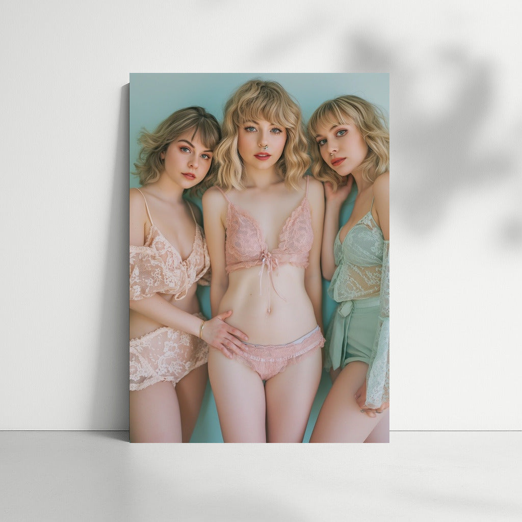 Trio of Harmony in Pastel