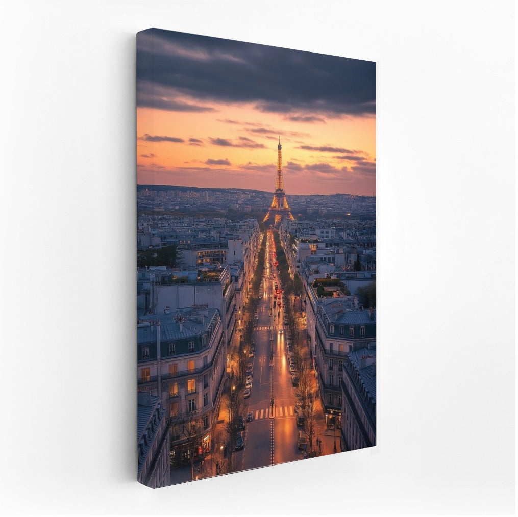 The Glow of the Parisian Night