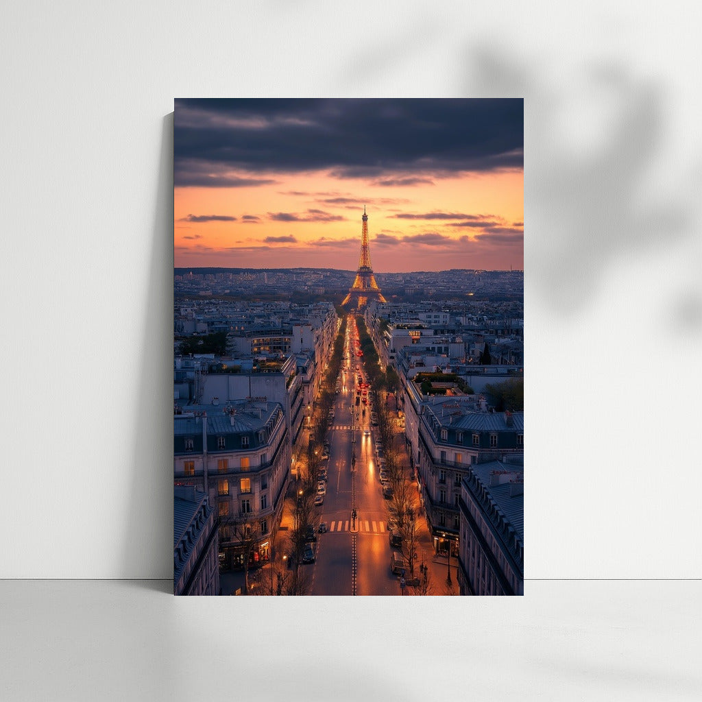 The Glow of the Parisian Night