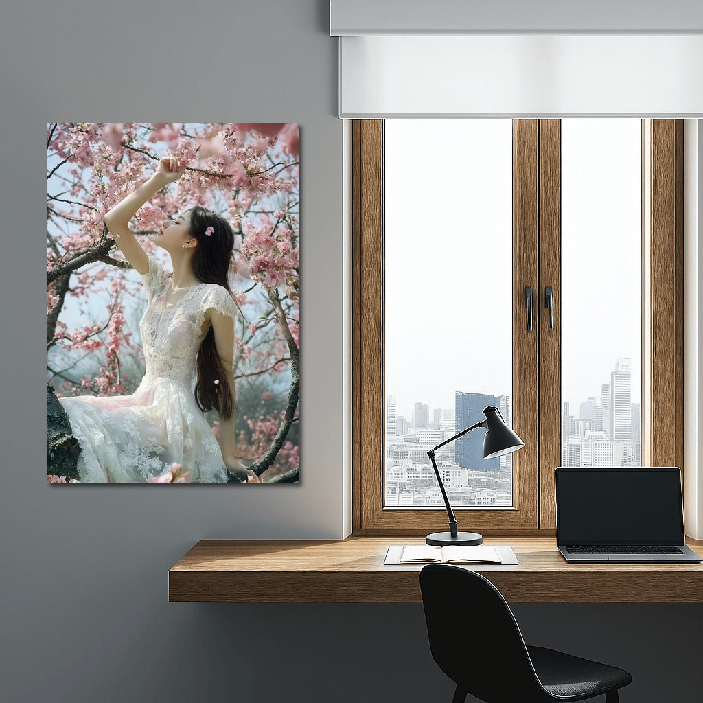Spring Symphony: Girl in Flowers