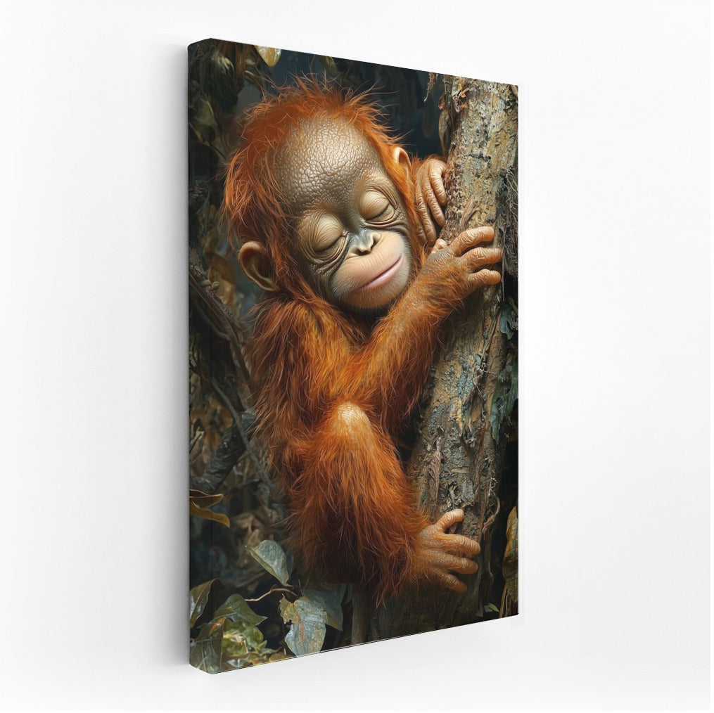 Orangutan in the Embrace of the Forest