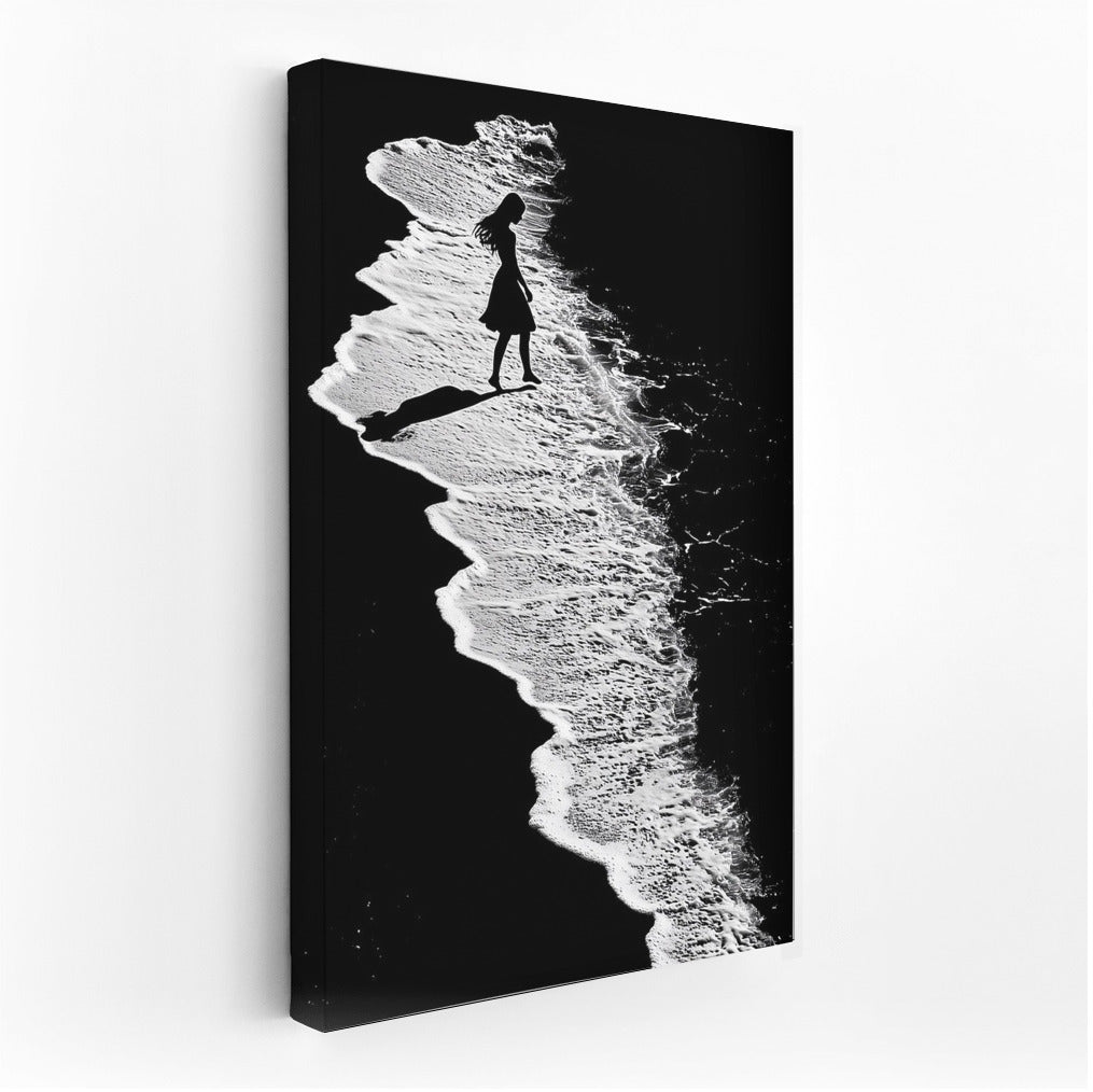 Silhouette on the Wave