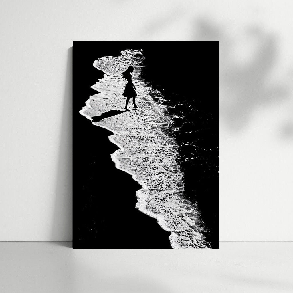 Silhouette on the Wave