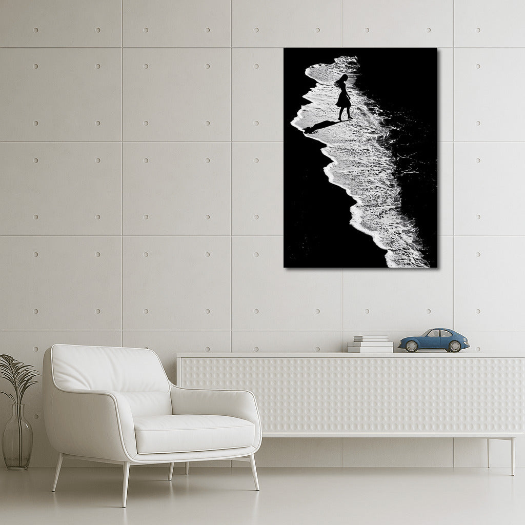 Silhouette on the Wave