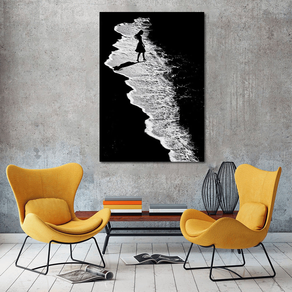 Silhouette on the Wave
