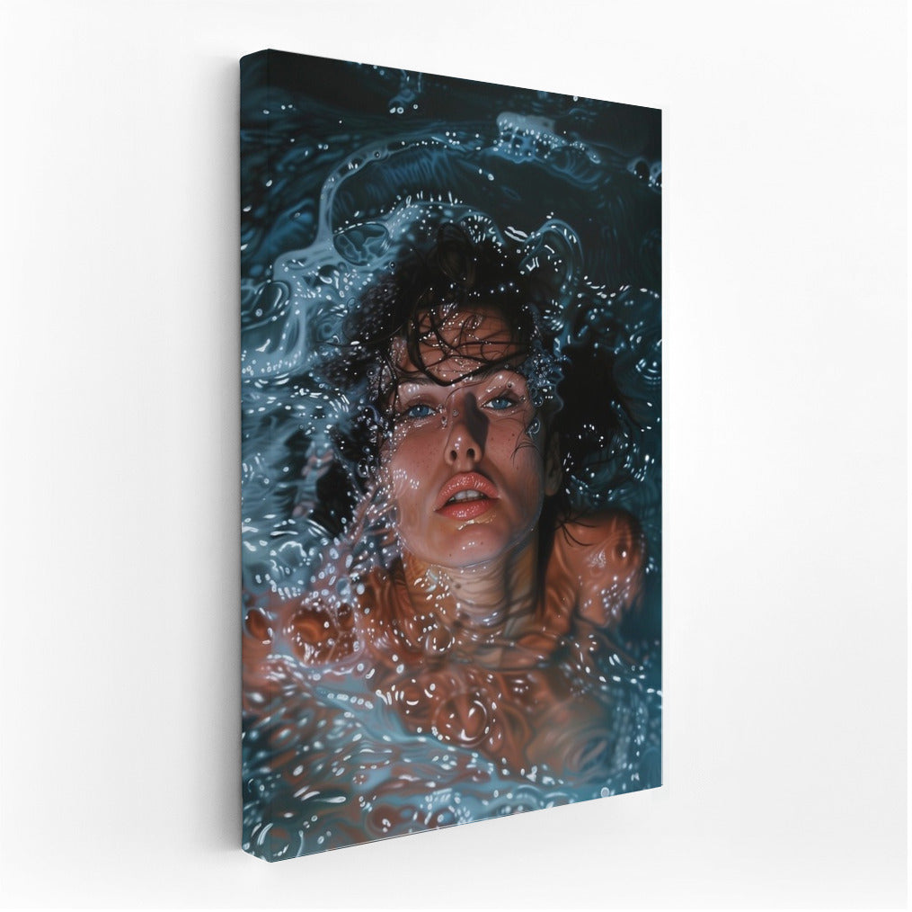 Water Fantasy: A Girl's Dive into Wonder