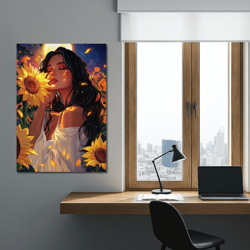 A Bright Dream in Sunflowers