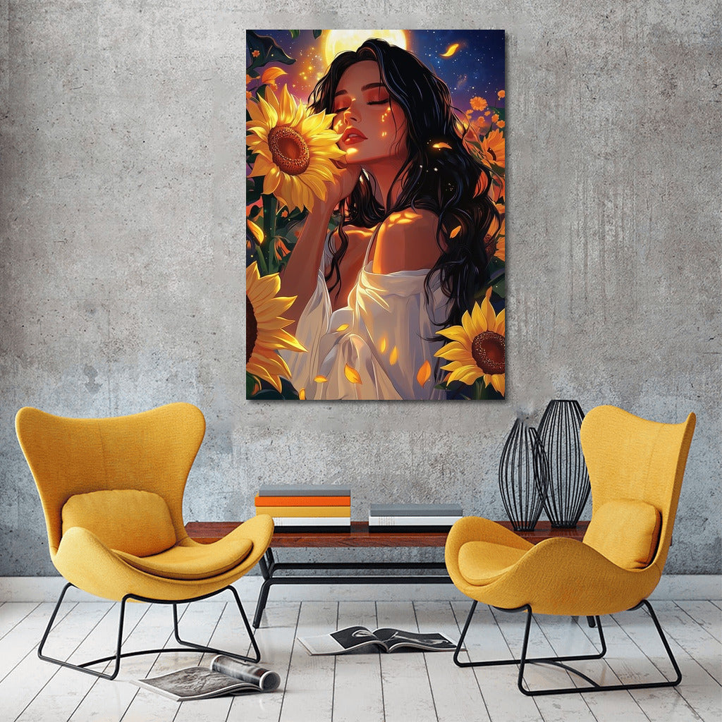 A Bright Dream in Sunflowers
