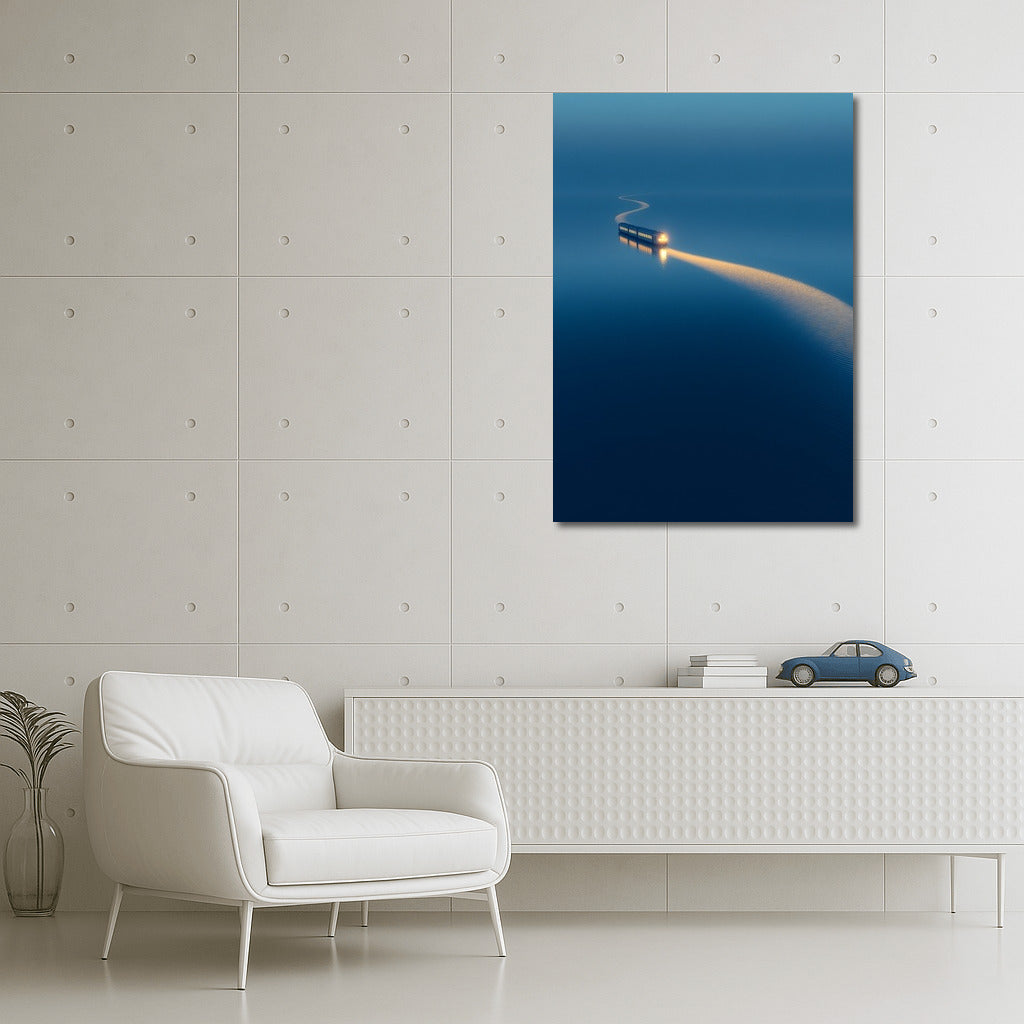 Dream Light in Blue Twilight