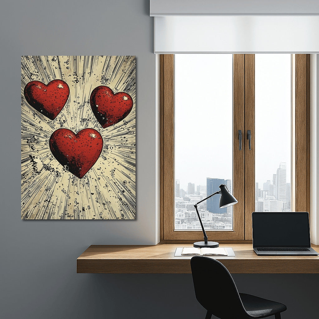 Emotional Fireworks of Hearts