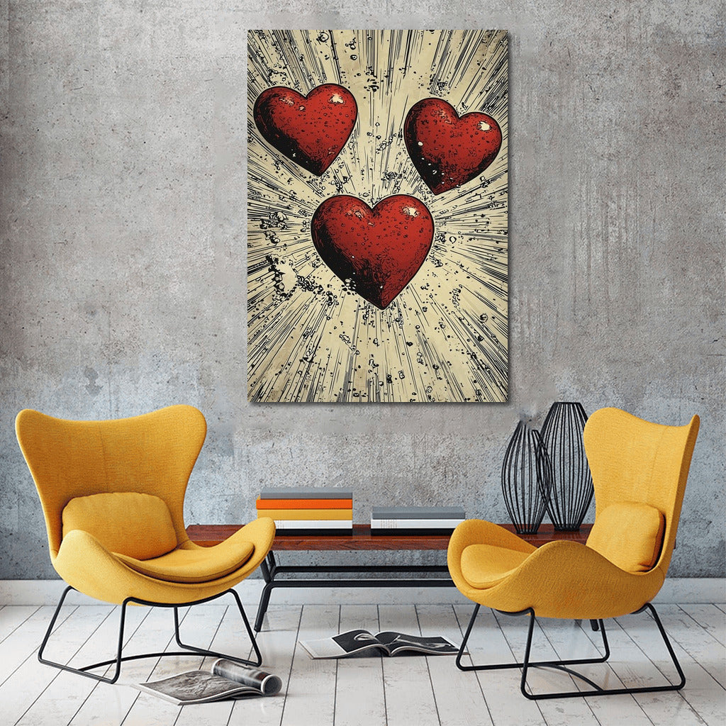 Emotional Fireworks of Hearts