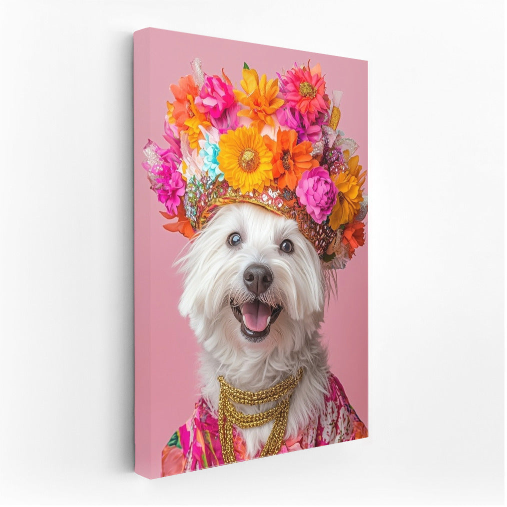 Flower Joy: Fluffy Friend
