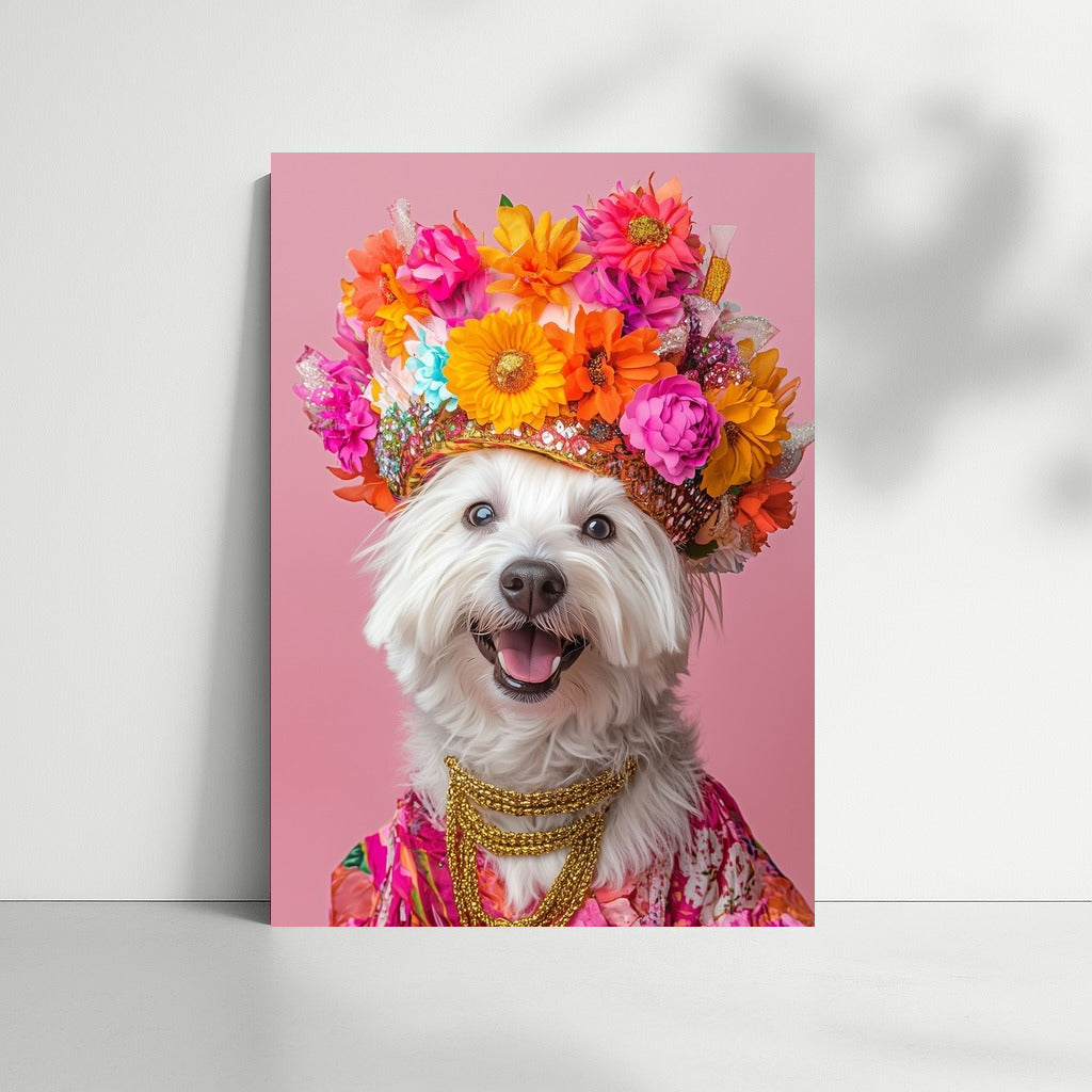 Flower Joy: Fluffy Friend